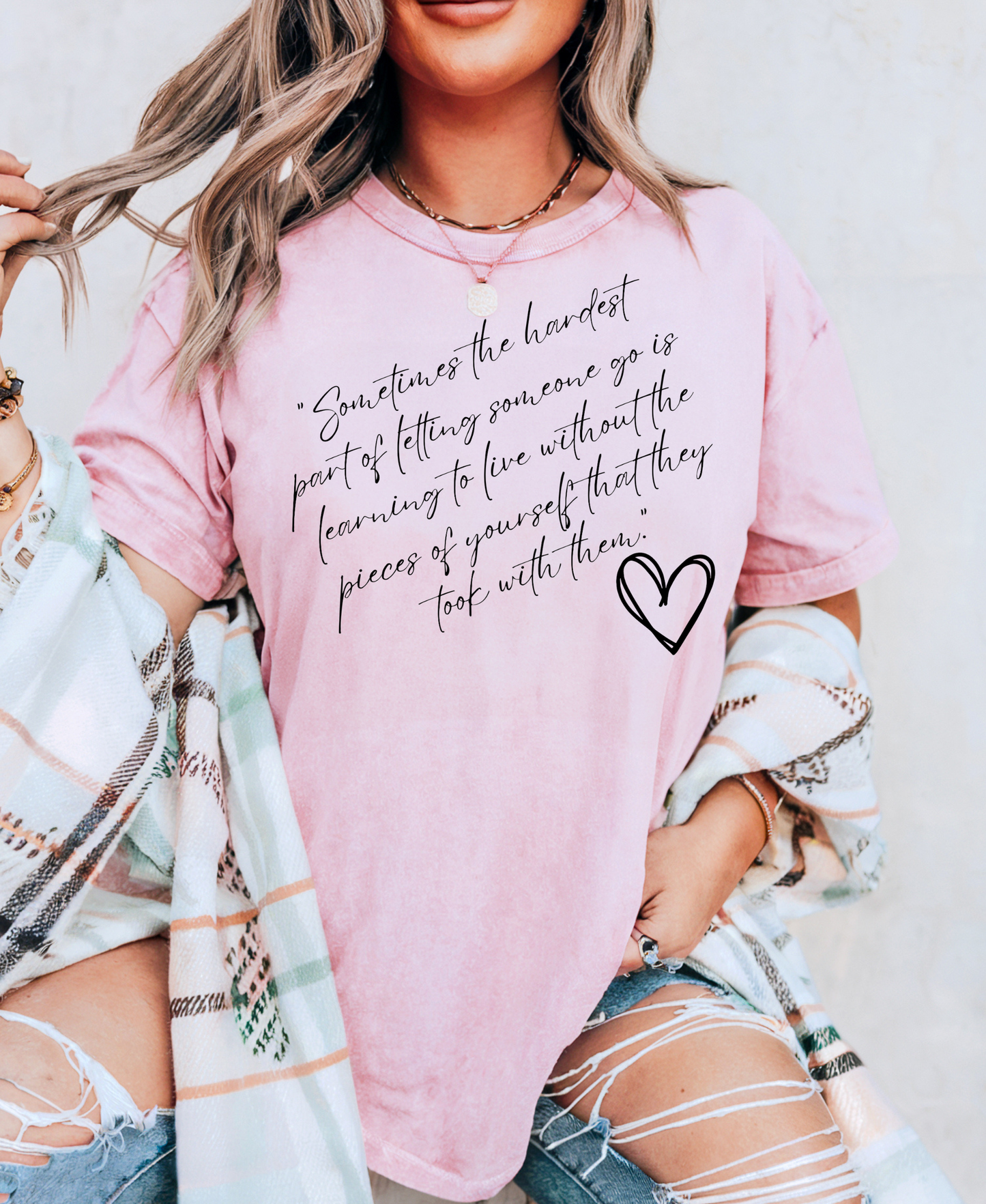 “Pieces of Yourself” 💔 Emotional Healing T-Shirt
