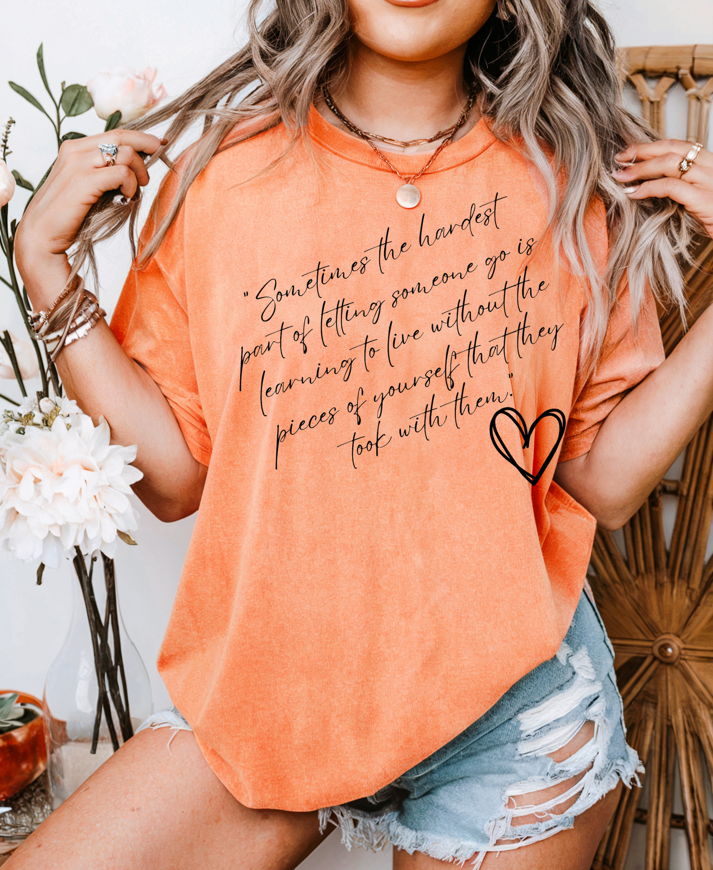 “Pieces of Yourself” 💔 Emotional Healing T-Shirt